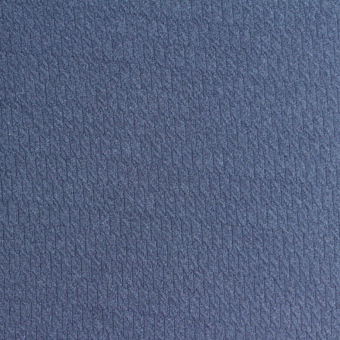 Blue Tone-on-Tone Interlock Knit, Polyester, 230 gsm