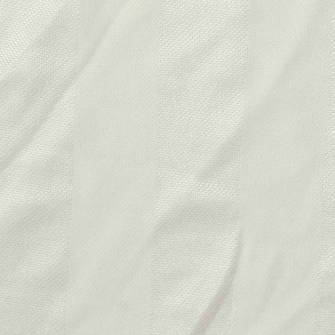 Cream Vertical-Stripe Interlock Knit, Polyester, 185 gsm