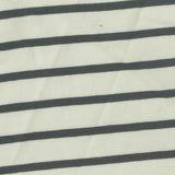 Dark Grey Stripes Jersey Knit, Cotton
