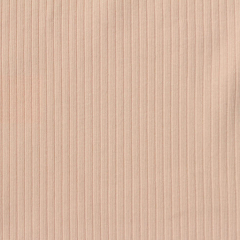 Cotton Polyester Stretch Rib Knit Fabric, 195 gsm — Pink, ref EF-279038