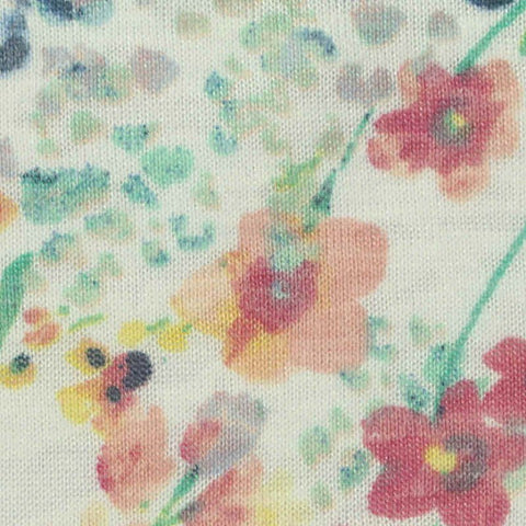 Polyester Cotton Jersey Knit Fabric, 140 gsm, 160 cm — White