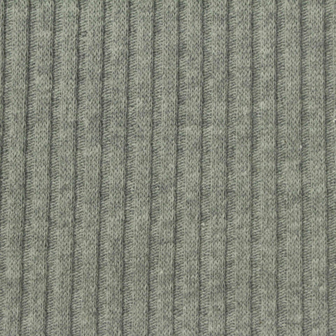 Heather Cotton Polyester Waffle Knit Fabric, 280 gsm, 150 cm