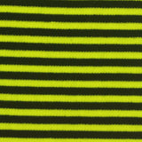 Striped Polyester Cotton Stretch Interlock Knit Fabric, 300 gsm, 185 cm