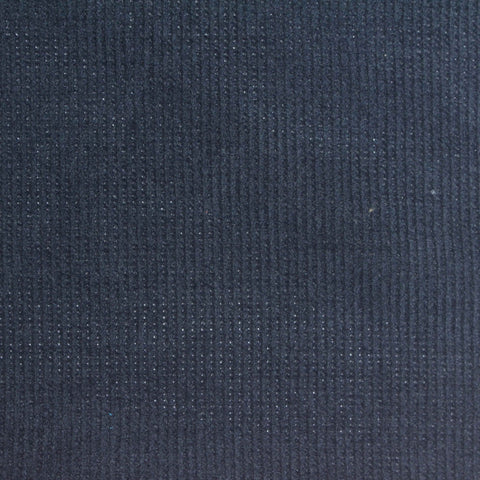 Dark Navy Textured Knit, Cotton-Poly
