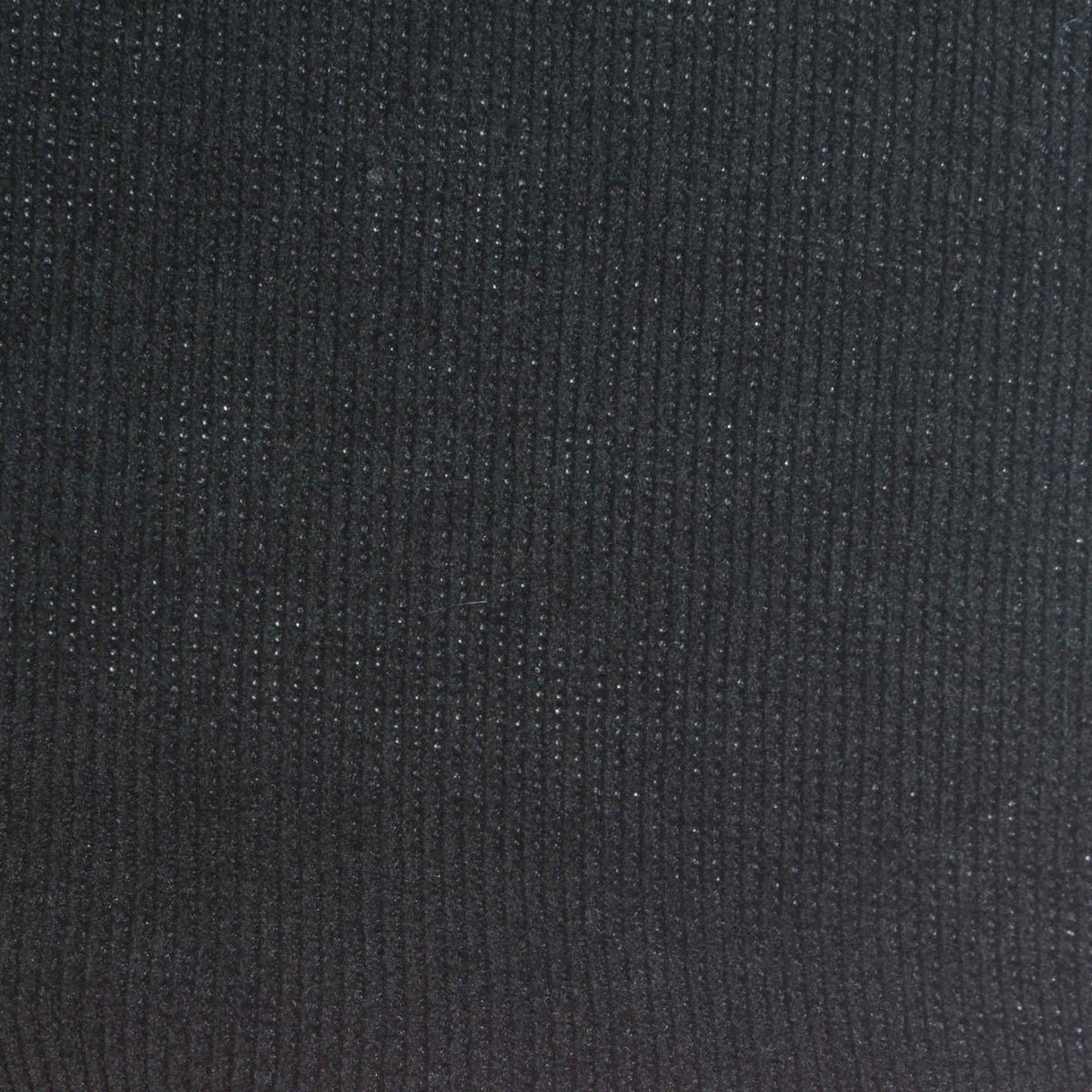Cotton Polyester Stretch Knit Fabric, 220 gsm, 188 cm — Black