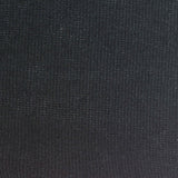 Cotton Polyester Stretch Knit Fabric, 220 gsm, 188 cm — Black