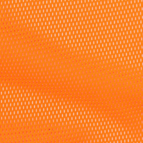 100% Polyester Mesh Fabric, 100 gsm, 150 cm — Orange