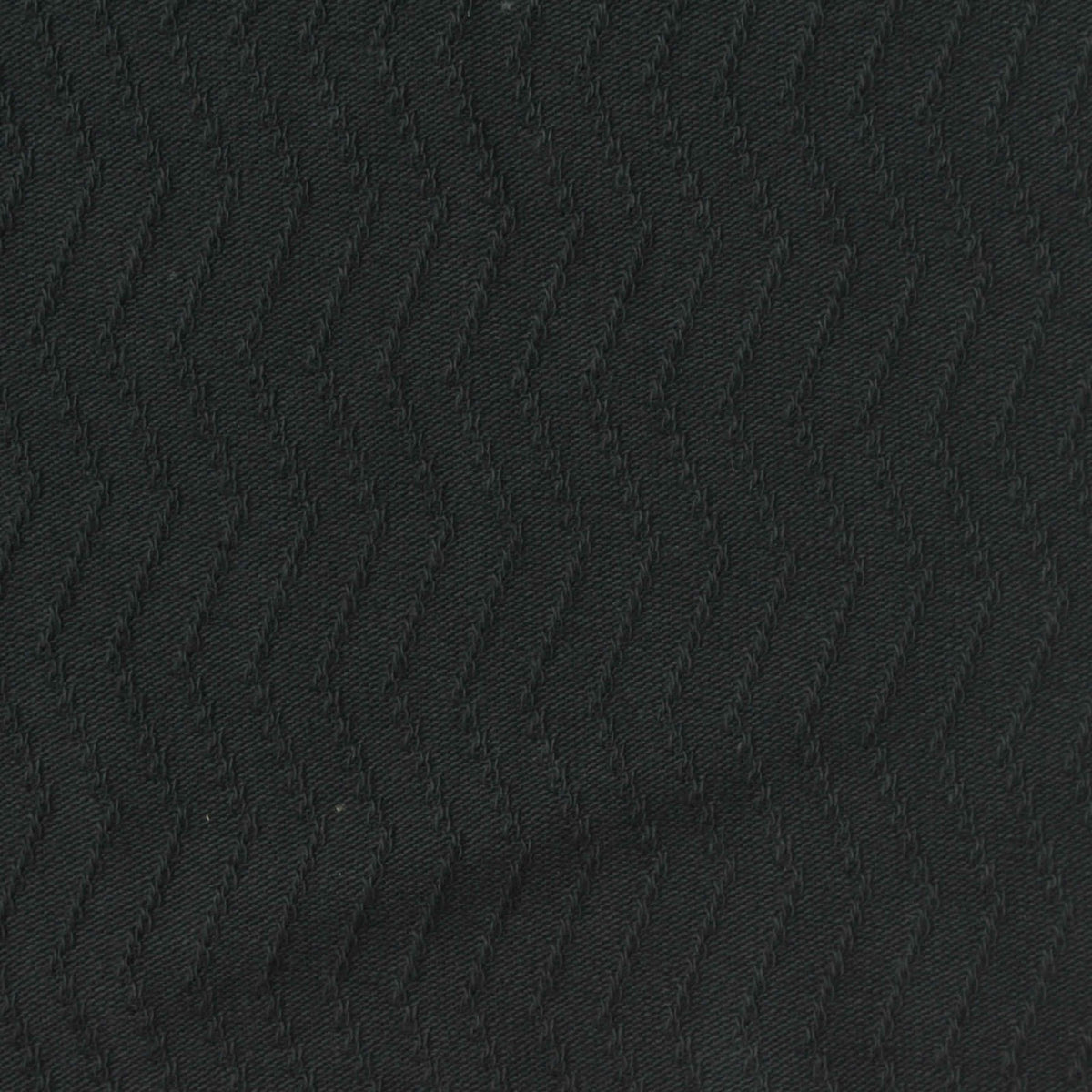 Black Wavy-Chevron Pointelle Knit, Cotton