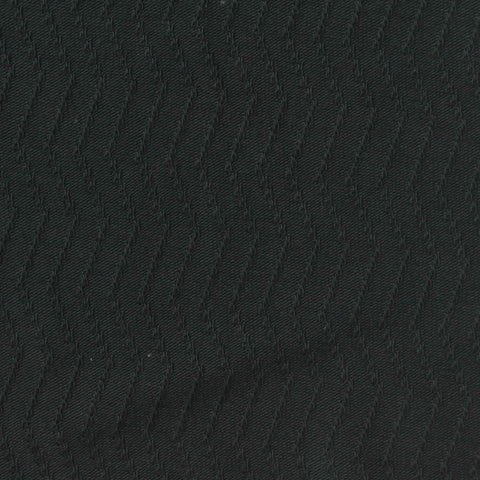 Black Wavy-Chevron Pointelle Knit, Cotton