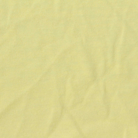 Cotton Polyester Jersey Knit Fabric, 120 gsm, 155 cm — Yellow