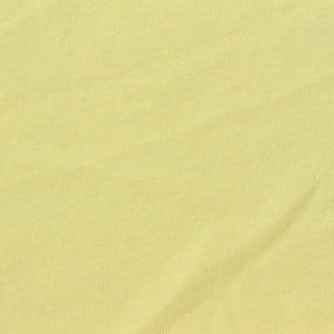 Cotton Polyester Rib Knit Fabric, 195 gsm, 165 cm — Yellow