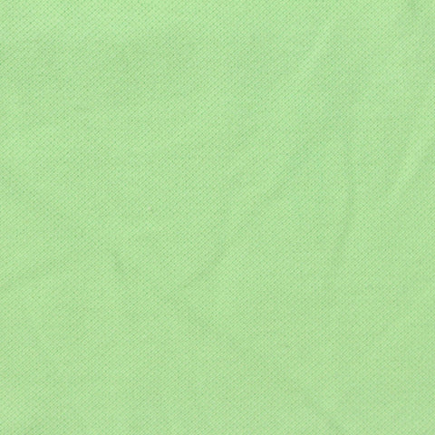 Cotton Stretch Piqué Knit Fabric, 210 gsm, 160 cm — Green