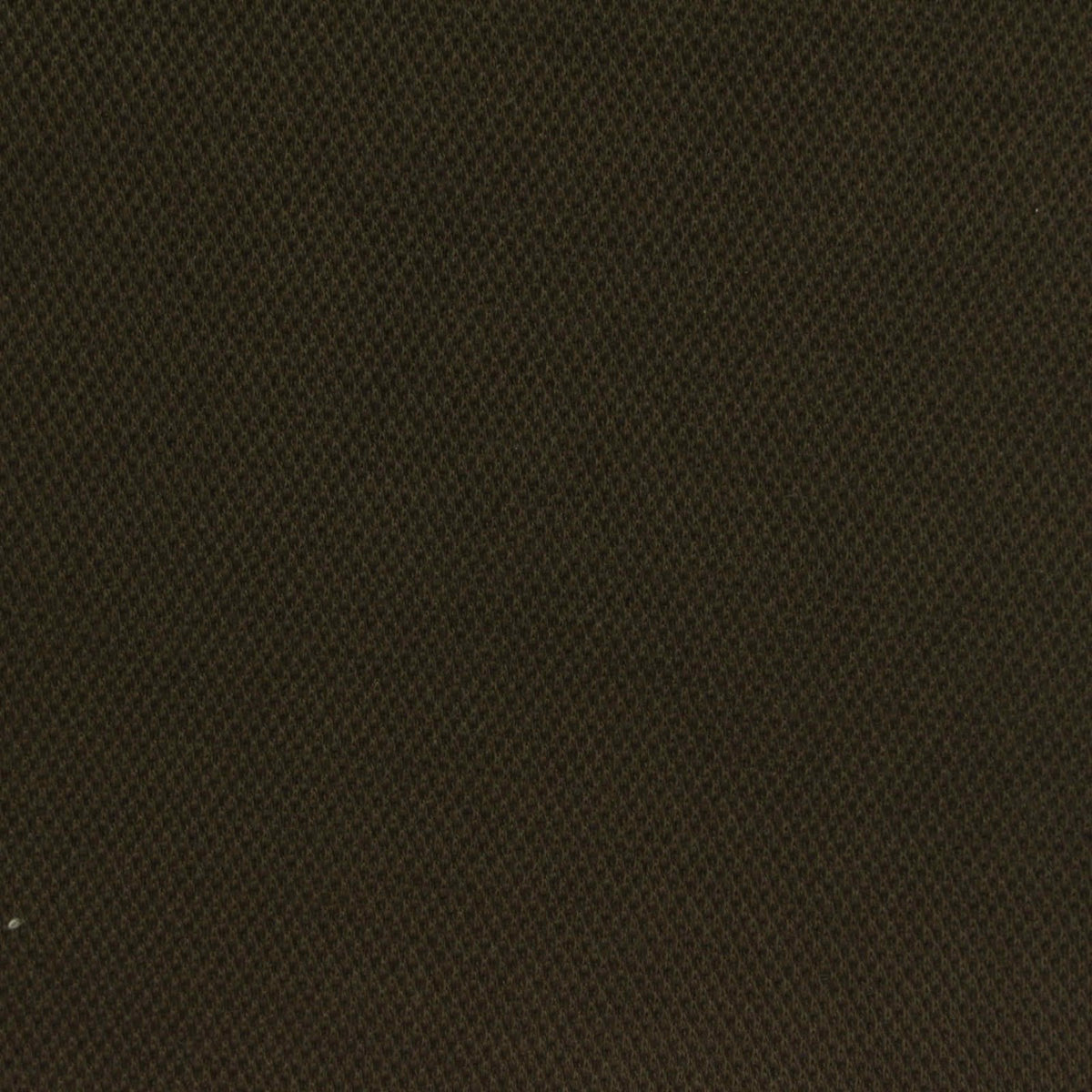Dark Brown Textured Piqué Knit, Cotton-Poly