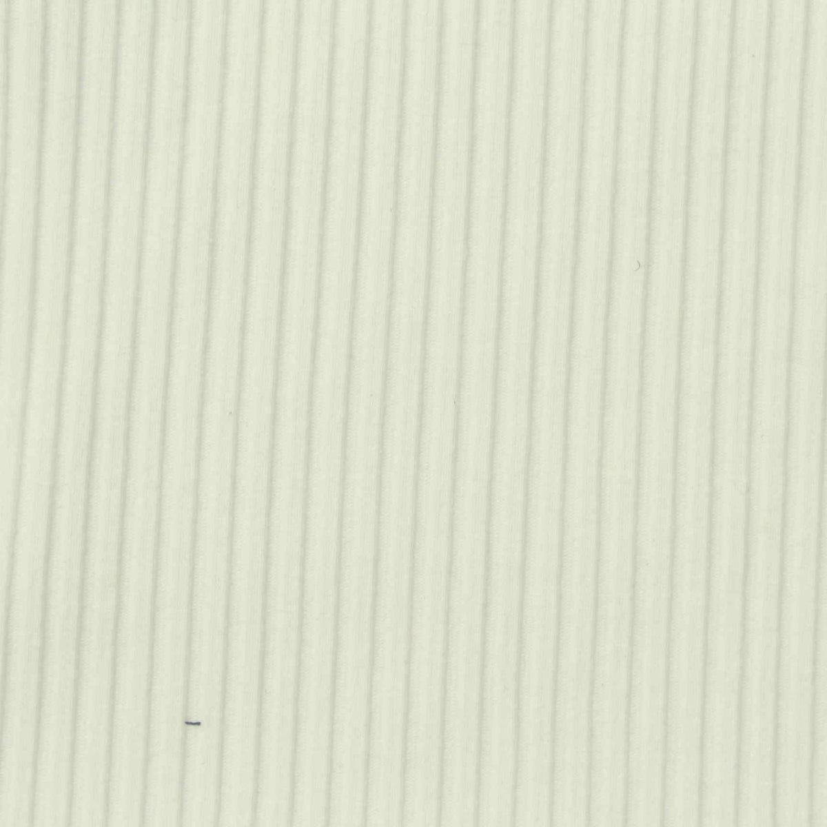 Pale Off-White Ribbed Rib Knit, Cotton-Poly
