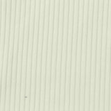 Cotton Polyester Stretch Rib Knit Fabric, 220 gsm, 120 cm — White