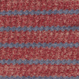 Striped Polyester Stretch Waffle Knit Fabric, 190 gsm, 155 cm — Red