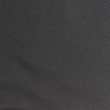 Polyester Stretch Sateen Fabric, 200 gsm, 158 cm — Black
