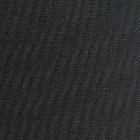 Cotton Polyester Blend Stretch Knit Fabric, 350 gsm, 170 cm — Black