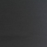 Cotton Polyester Blend Stretch Interlock Knit Fabric, 240 gsm, 155 cm — Black