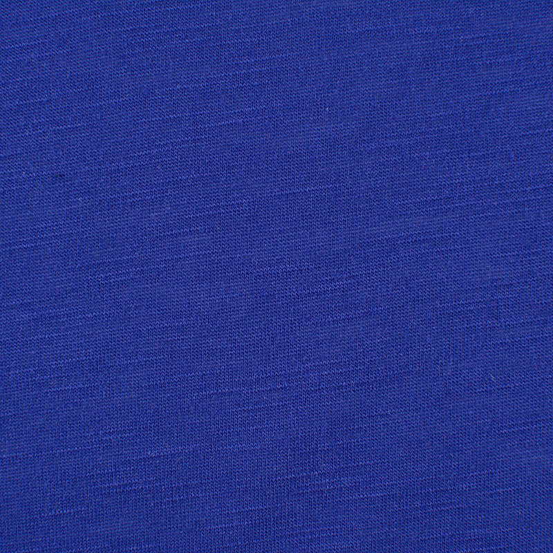 Slub 100% Polyester Jersey Knit Fabric, 145 gsm, 155 cm — Navy