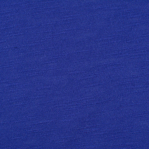 Slub 100% Polyester Jersey Knit Fabric, 145 gsm, 155 cm — Navy