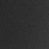 Cotton Polyester Blend Stretch Interlock Knit Fabric, 320 gsm, 155 cm — Black