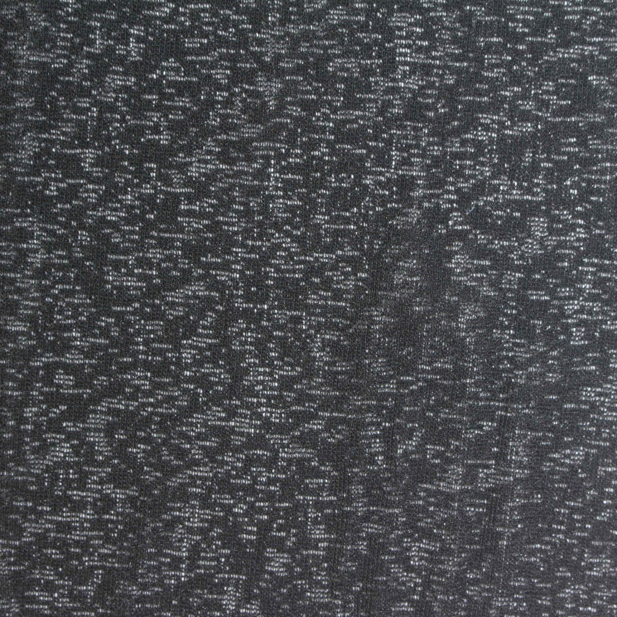 Black Flecks Rib Knit, Polyester