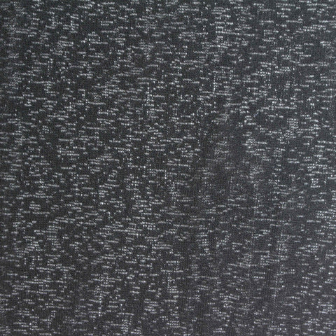 Black Flecks Rib Knit, Polyester