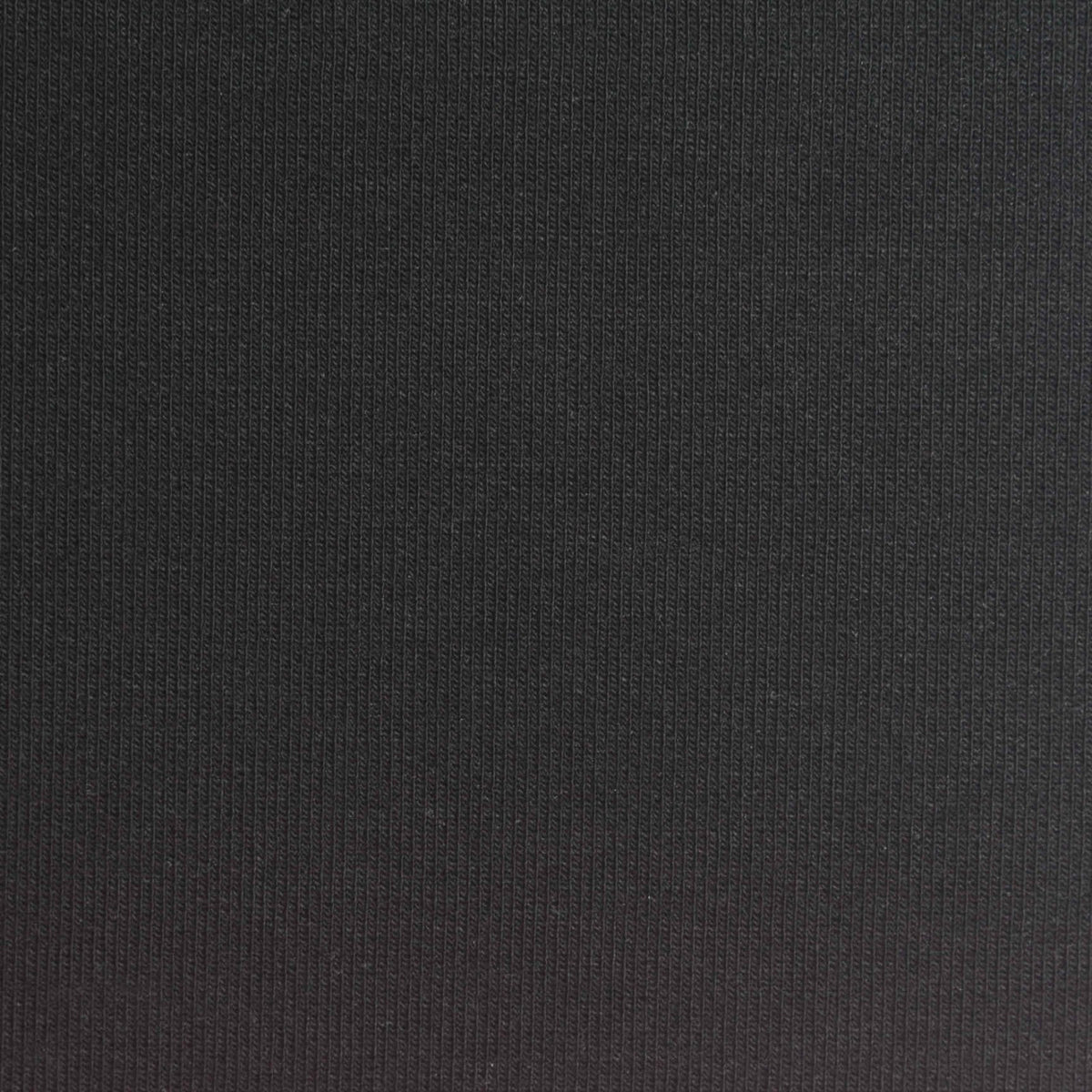 Black Rib Knit, Cotton-Poly