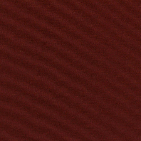 Deep Maroon Rib Knit, Poly-Viscose