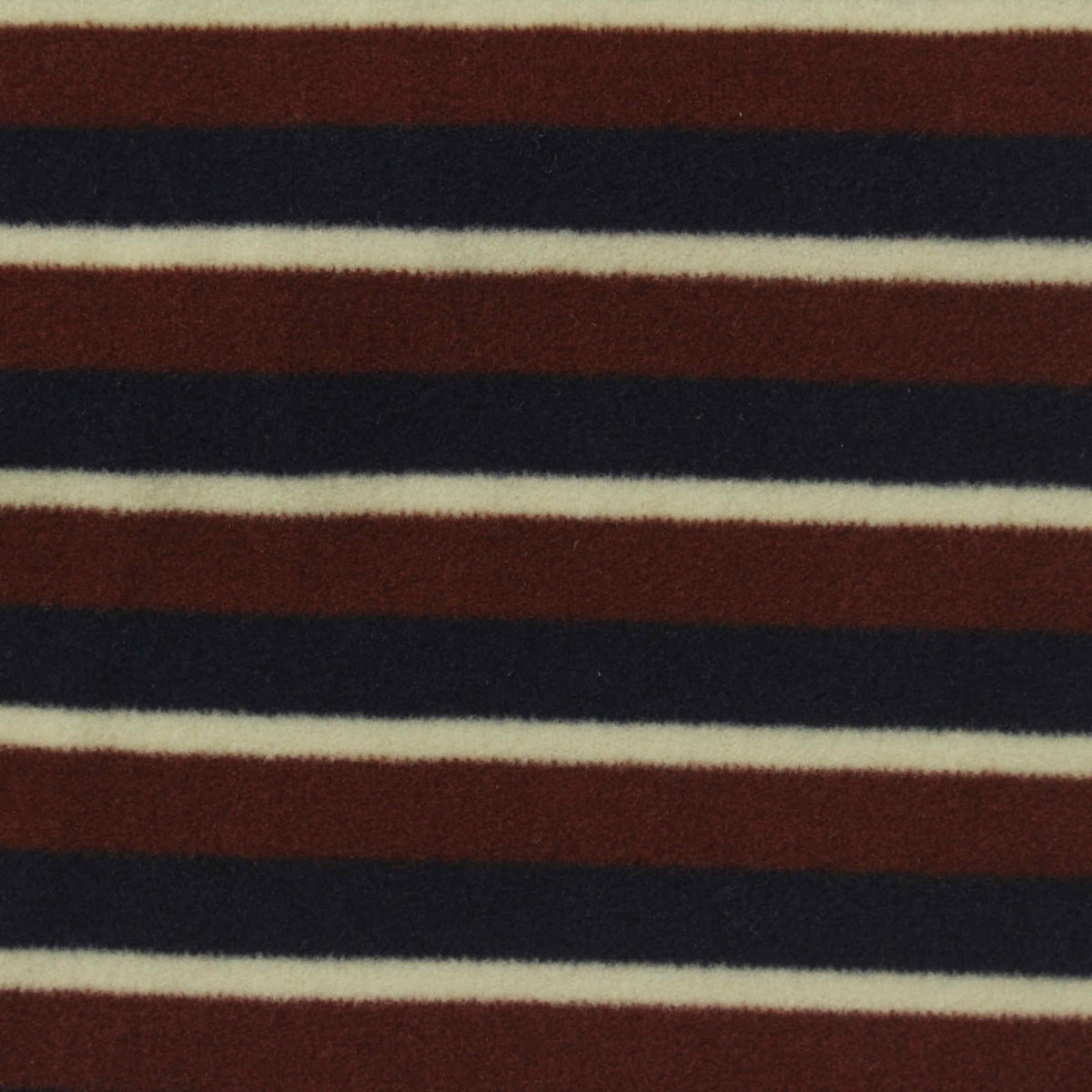 Brown Horizontal-Stripe Velvet, Polyester
