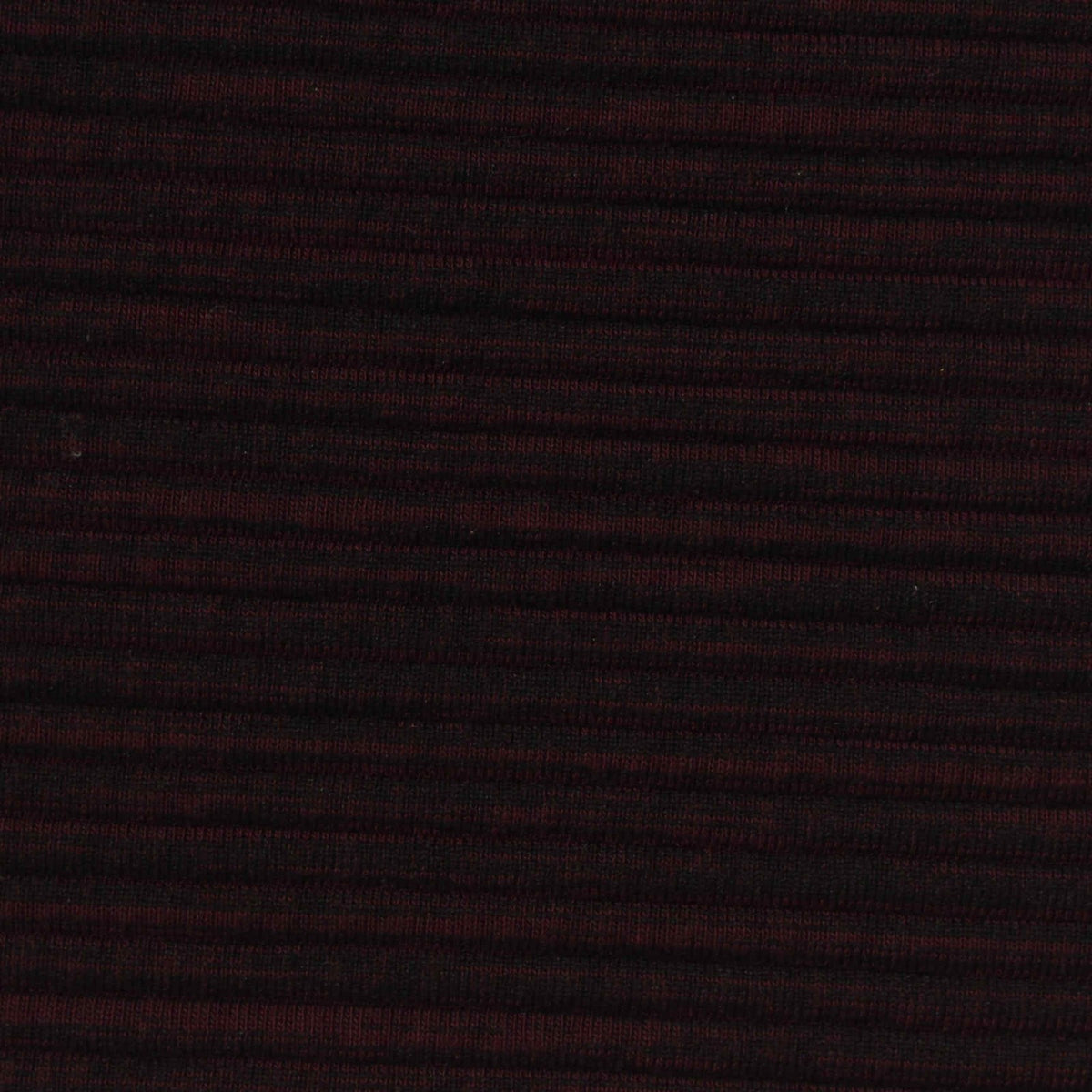 Dark Burgundy Horizontal-Stripe Knit, Poly-Viscose