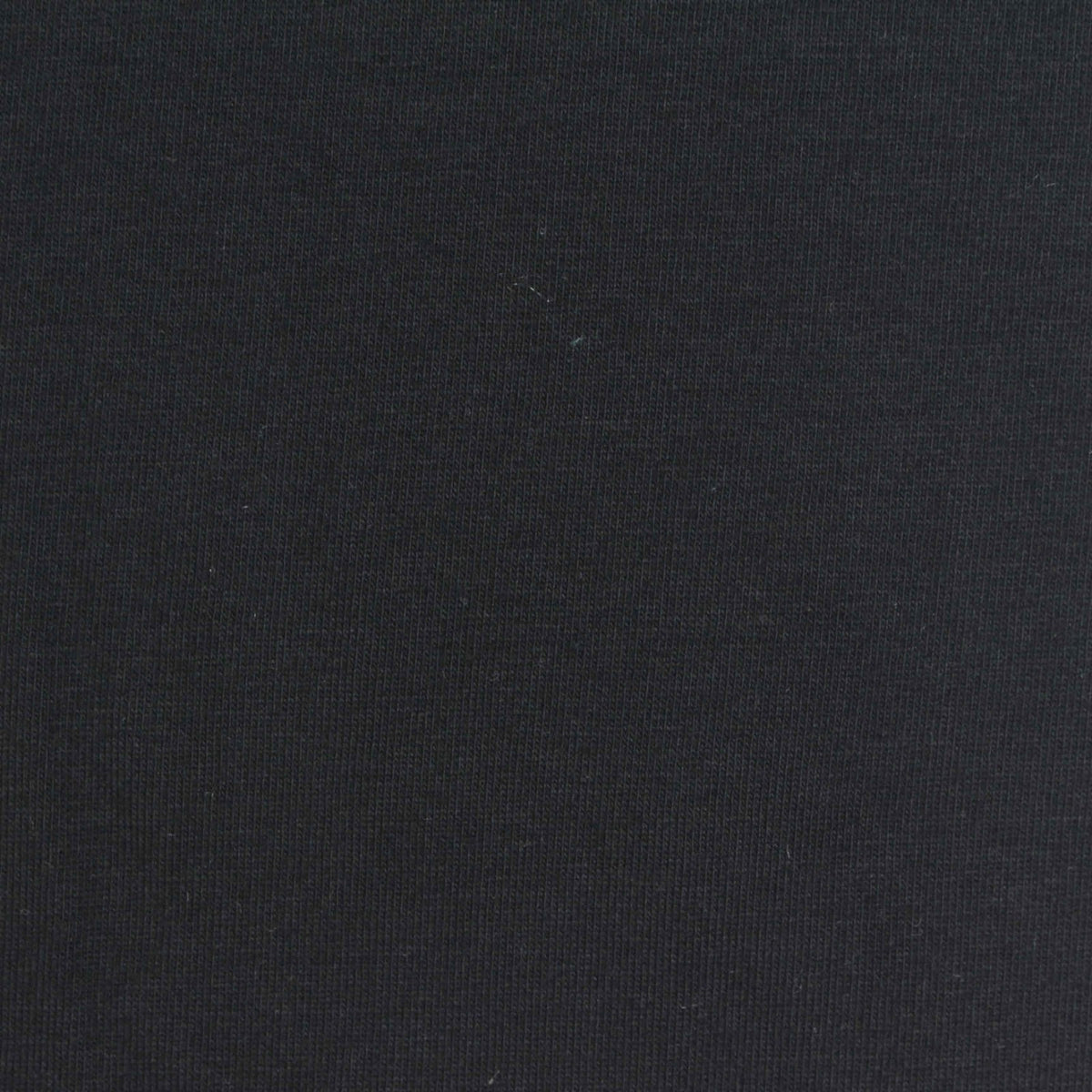 Cotton Stretch Jersey Knit Fabric, 180 gsm, 170 cm — Black