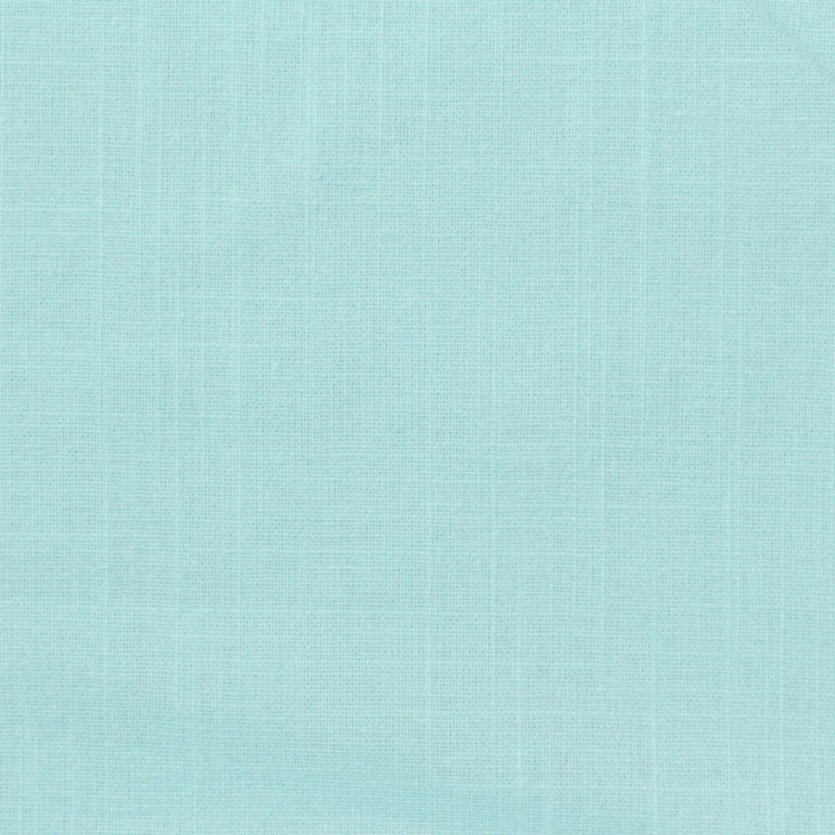 Light Aqua Linen-Look, Cotton