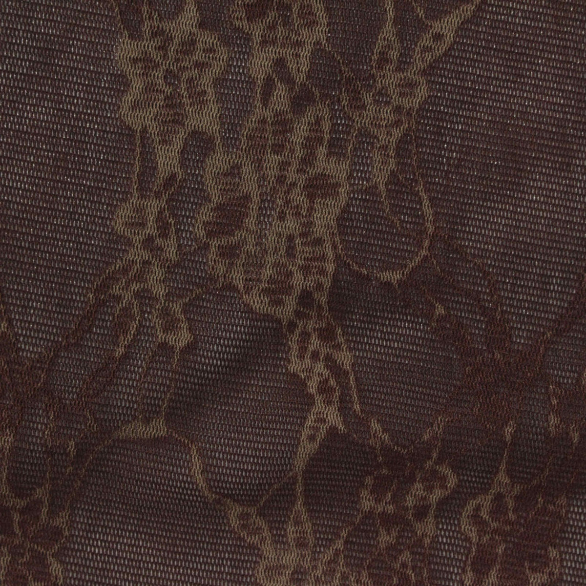 Dark Brown Floral Knit