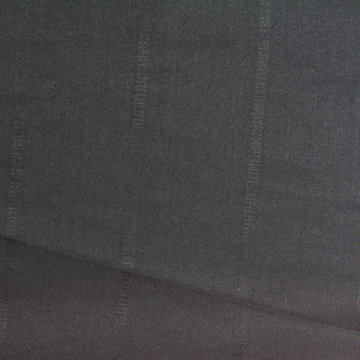 Black Vertical-Stripe Woven