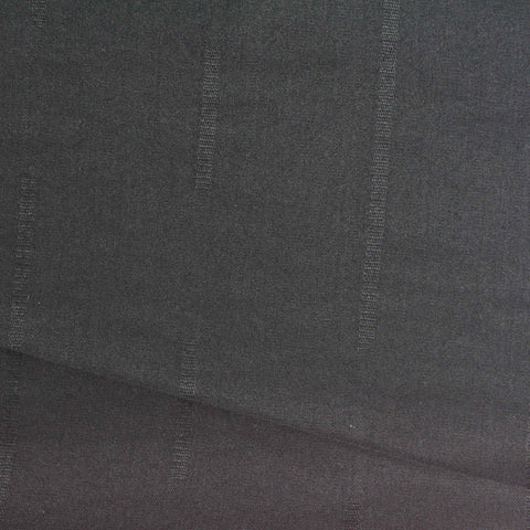 Black Vertical-Stripe Woven