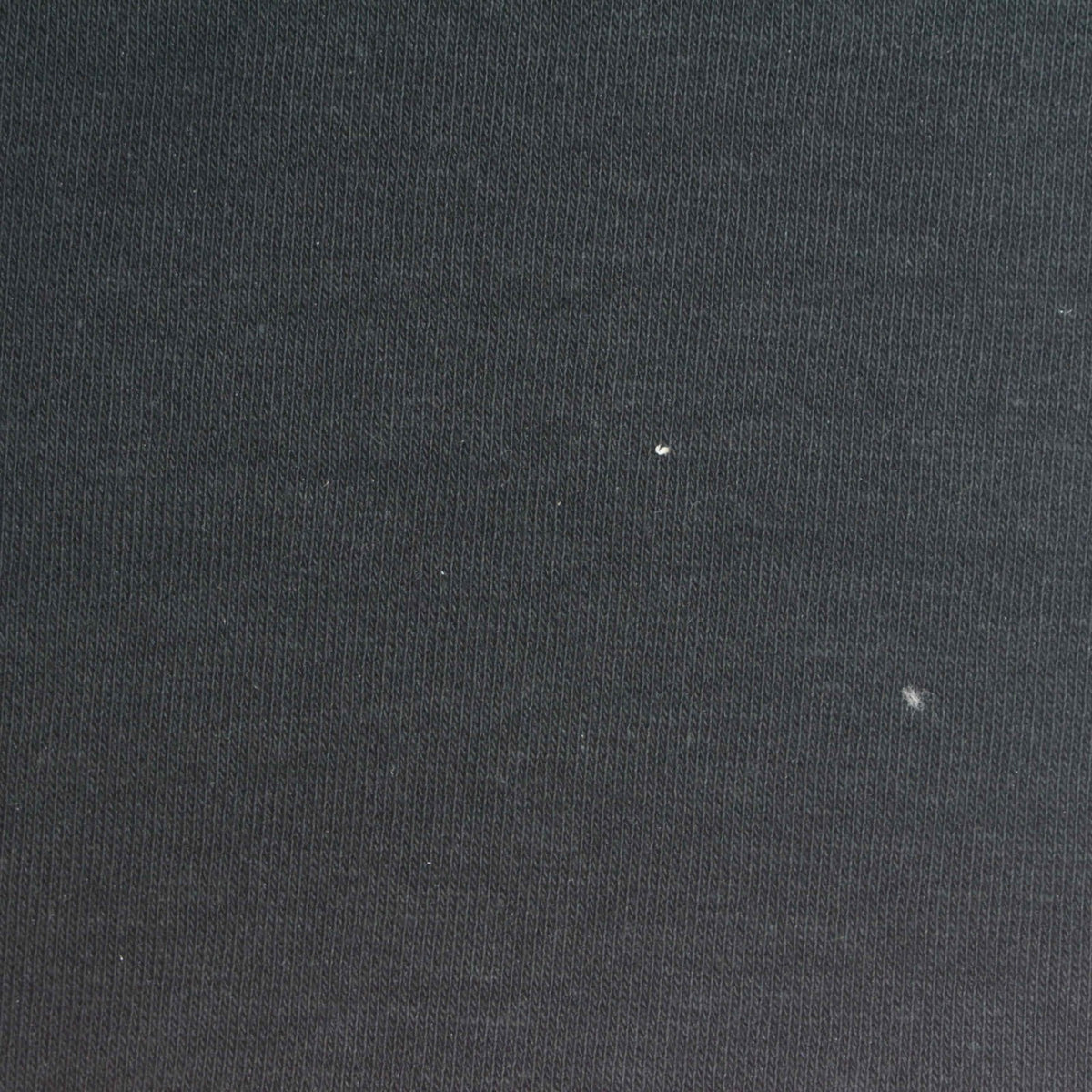 Brushed Cotton Polyester French Terry Fabric, 270 gsm, 190 cm — Black