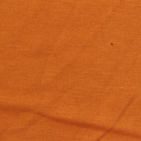 Polyester Viscose Stretch French Terry Fabric, 230 gsm, 160 cm — Orange