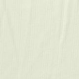 White Textured-Stripe Rib Knit, Cotton-Poly