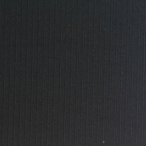 Polyester Stretch Scuba Knit Fabric, 319 gsm, 163 cm — Black