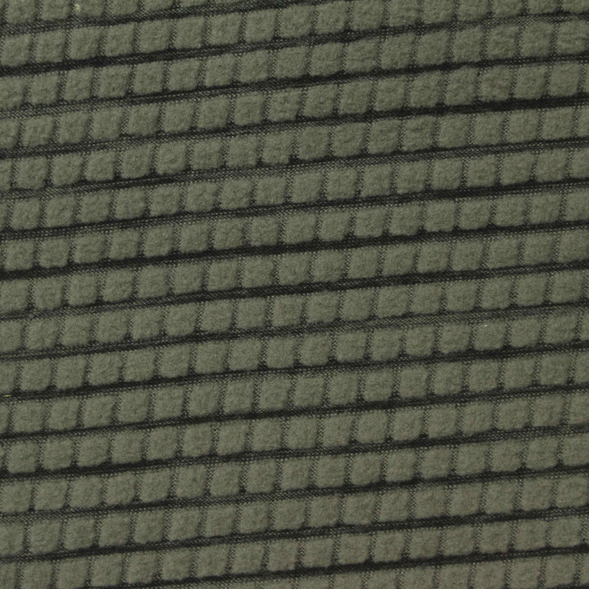 Olive Grid Fleece, Polyester