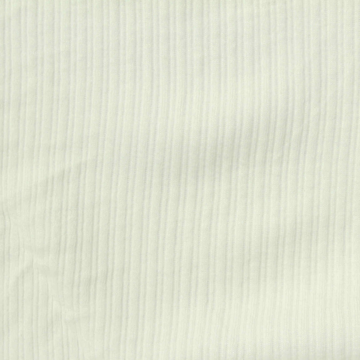 Polyester Stretch Rib Knit Fabric, 260 gsm, 195 cm — White