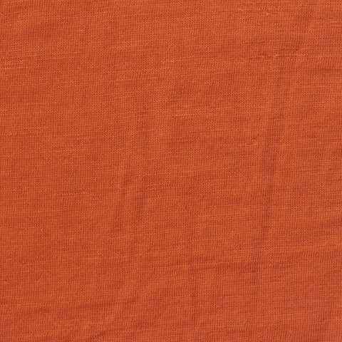 Slub Wool Nylon Jersey Knit Fabric, 160 gsm, 145 cm — Orange