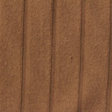 Brushed Polyester Viscose Stretch Rib Knit Fabric, 240 gsm — Brown