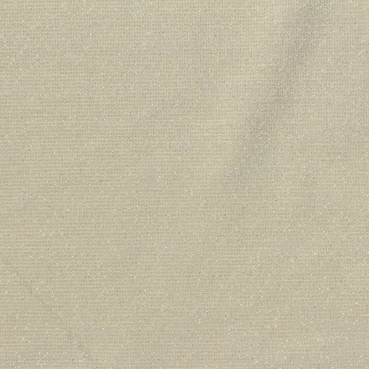 Viscose Polyester Metallic Stretch Jersey Knit Fabric, 170 gsm — Beige