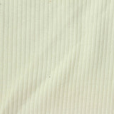 Brushed Polyester Viscose Stretch Knit Fabric, 230 gsm — White