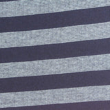 Striped 100% Cotton Denim Fabric, 260 gsm, 170 cm — Navy