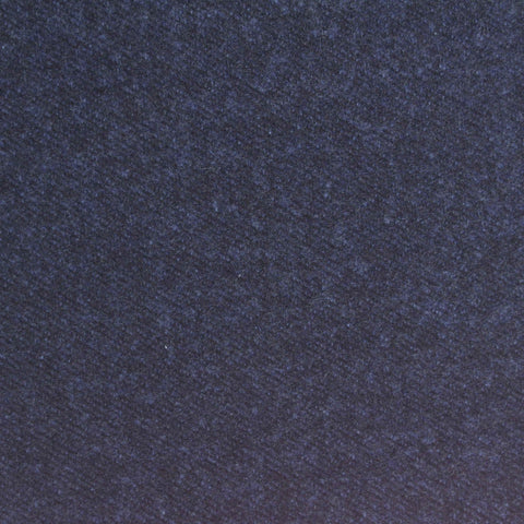 Brushed Cotton Polyester Stretch Denim Fabric, 380 gsm, 155 cm — Navy