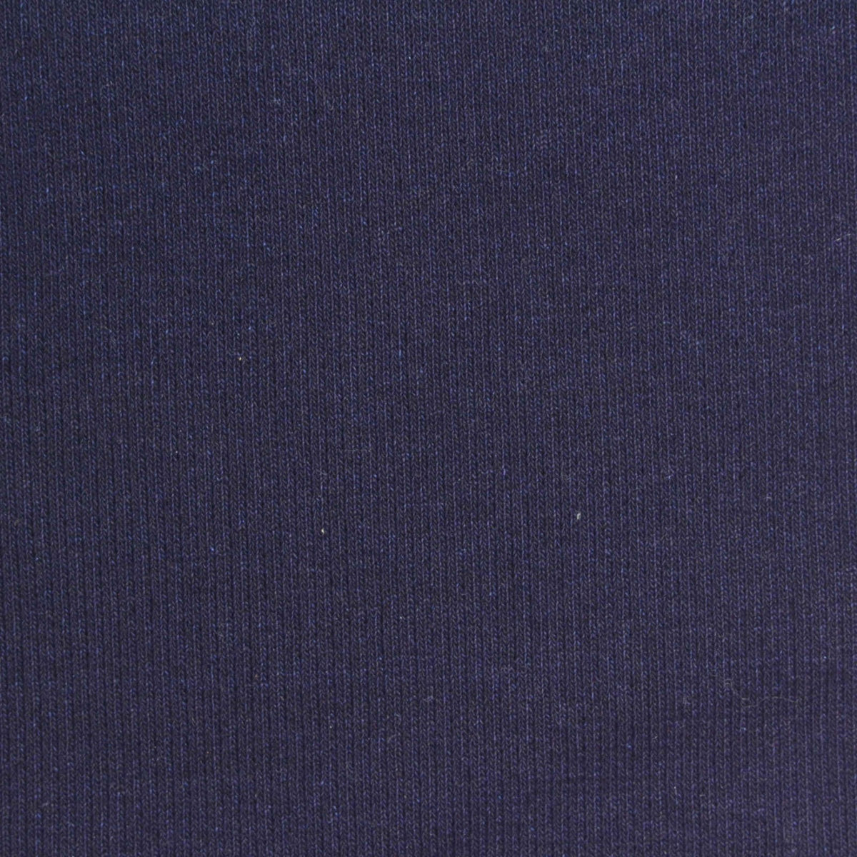Cotton Stretch Rib Knit Fabric, 340 gsm, 120 cm — Navy